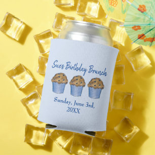 Rafraîchisseur Pour Canette Dimanche Petit-déjeuner Brunch Party Blueberry Muf