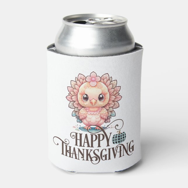 Rafraîchisseur Pour Canette Dinde de Thanksgiving mignonne (Can devant)