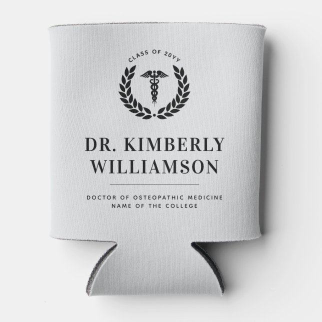 Rafraîchisseur Pour Canette Diplôme d'études Médicales personnalisé (Devant)