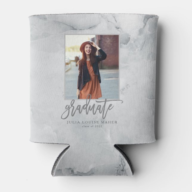 RAFRAÎCHISSEUR  POUR CANETTE DIPLÔME EN MARBRE ET EN OR ROSE (Devant)