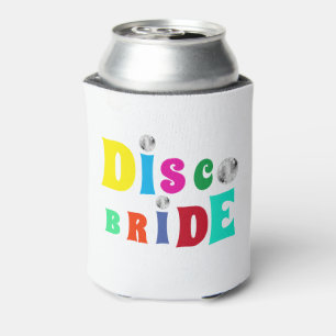 Rafraîchisseur Pour Canette Disco Bride Bachelorette Party 