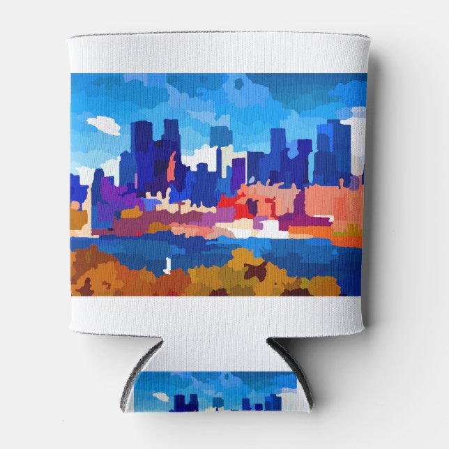 Rafraîchisseur Pour Canette District d'affaires Skyline de Montréal (Devant)