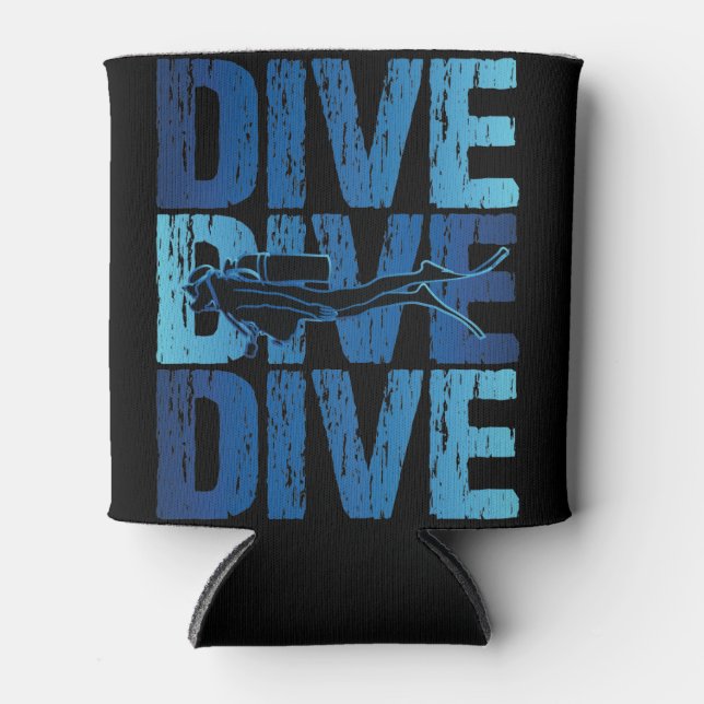 Rafraîchisseur Pour Canette Dive Dive Dive - Plongée sous-marine plongée (Devant)