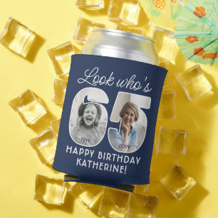 Rafraîchisseur Pour Canette DIY Couleurs • Joyeux 65e Anniversaire 4 Photo