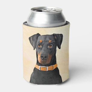 Rafraîchisseur Pour Canette Doberman Pinscher Peinture non découpée Art origin