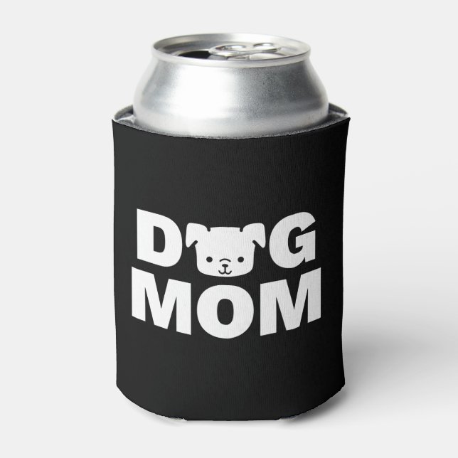 Rafraîchisseur Pour Canette DOG MOM Can Cooler (Noir) (Can devant)