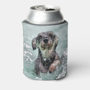 Rafraîchisseur Pour Canette Doggy Paddle mignon chien nager