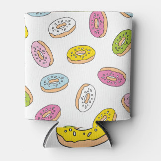 Rafraîchisseur Pour Canette Doodle beiguts motif, design sans soudure.