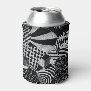 Rafraîchisseur Pour Canette Doodle Motif peut refroidir