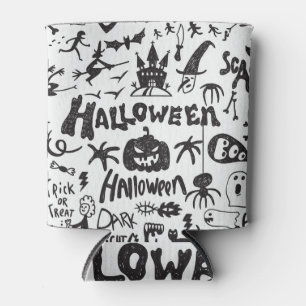 Rafraîchisseur Pour Canette Doodles de monstre d'Halloween amusant