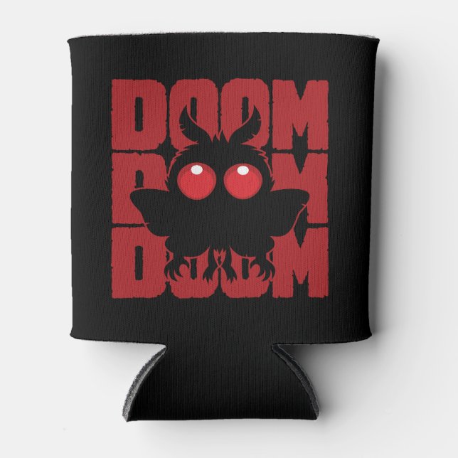 Rafraîchisseur Pour Canette DOOM DOOM DOOM Kawaii Mothman Créature légendaire (Devant)