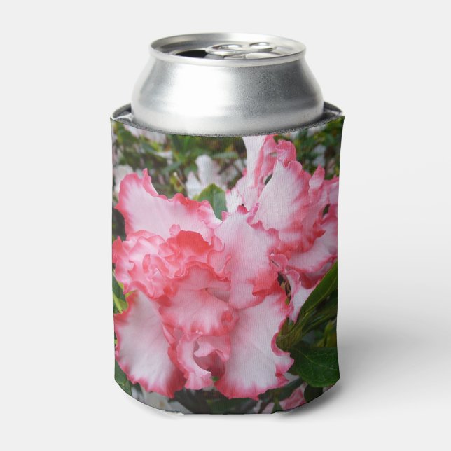Rafraîchisseur Pour Canette Double rouge et blanc Azaleas printemps floral (Can devant)