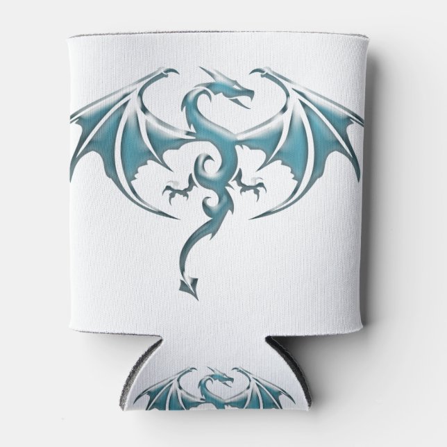 Rafraîchisseur Pour Canette Dragon bleu (Devant)