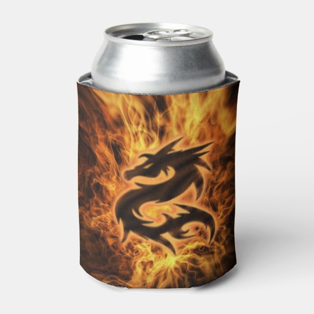 Rafraîchisseur Pour Canette Dragon Can Cooler Bouteille Stocker Stuffer Cadeau (Can devant)
