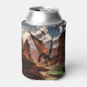 Rafraîchisseur Pour Canette Dragon Imaginaire dans les montagnes