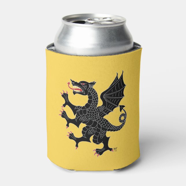Rafraîchisseur Pour Canette Dragon Rampant Sable (Can devant)