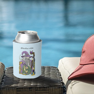 Rafraîchisseur Pour Canette Dragon Sorcier Celtique Fantastique Violet