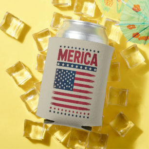 Rafraîchisseur Pour Canette Drapeau Américain 4 juillet Merica