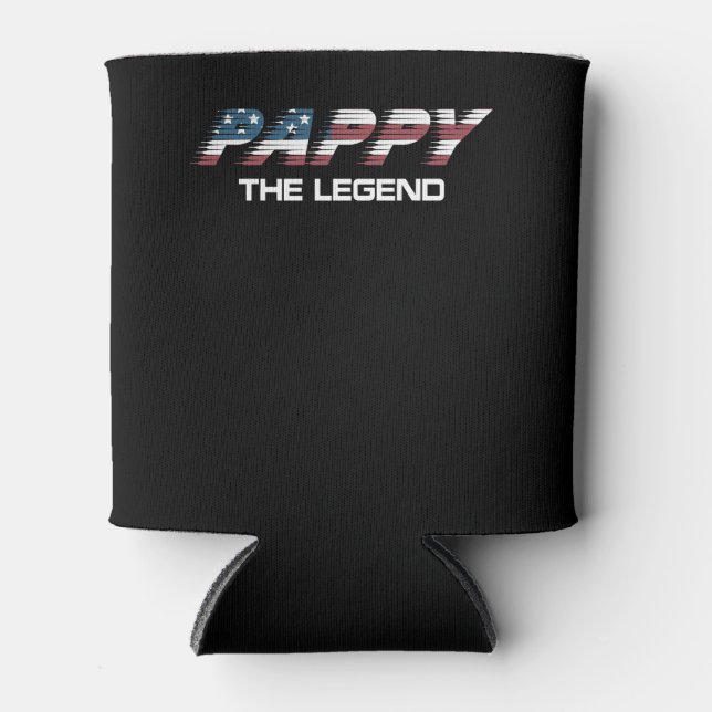 Rafraîchisseur Pour Canette Drapeau américain légendaire pour hommes (Devant)