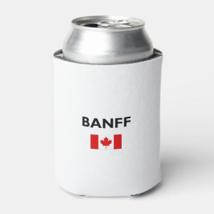 Rafraîchisseur Pour Canette Drapeau canadien de Banff Couleur claire