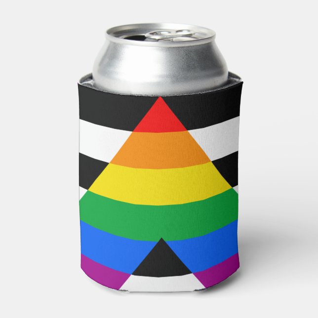 Rafraîchisseur Pour Canette Drapeau d'allié LGBTQ+ (Can devant)