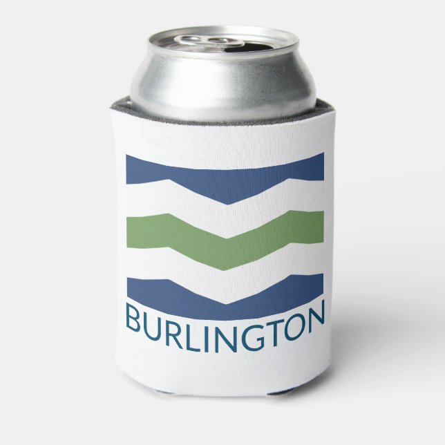 Rafraîchisseur Pour Canette Drapeau de Burlington, Vermont (Can Dos)