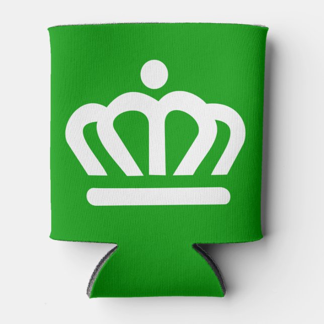 Rafraîchisseur Pour Canette Drapeau de Charlotte, Caroline du Nord (Devant)