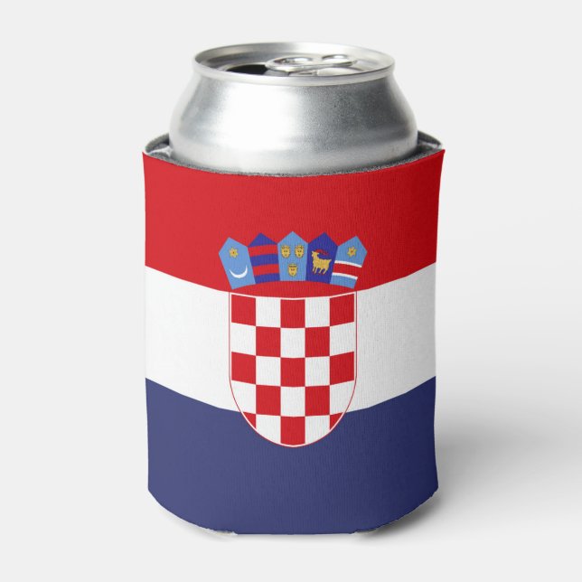 Rafraîchisseur Pour Canette Drapeau de Croatie (Can devant)