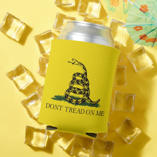 Rafraîchisseur Pour Canette Drapeau de crotale de Gadsden : Guerre révolutionn (Été in situ)