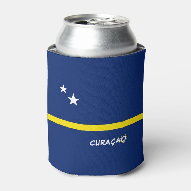 Rafraîchisseur Pour Canette Drapeau de Curaçao (Can devant)