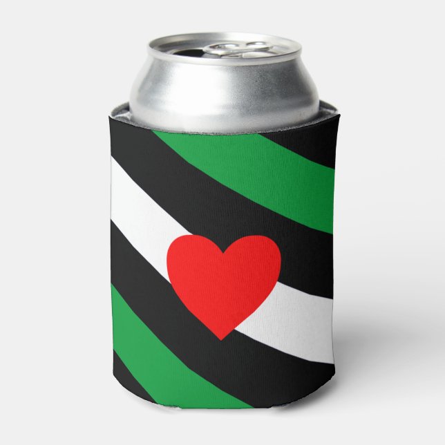 Rafraîchisseur Pour Canette Drapeau de fierté Leather Boi (Can devant)