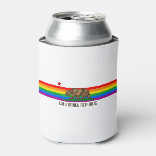 Rafraîchisseur Pour Canette Drapeau de gay pride de la Californie