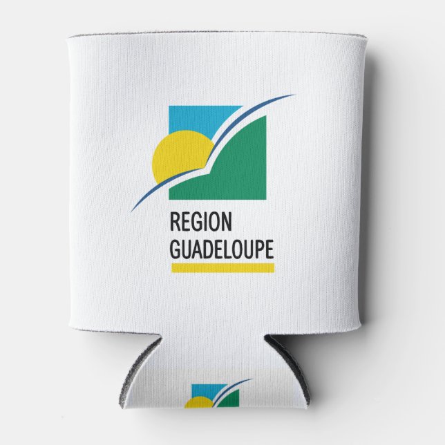 Rafraîchisseur Pour Canette Drapeau de Guadeloupe (Devant)