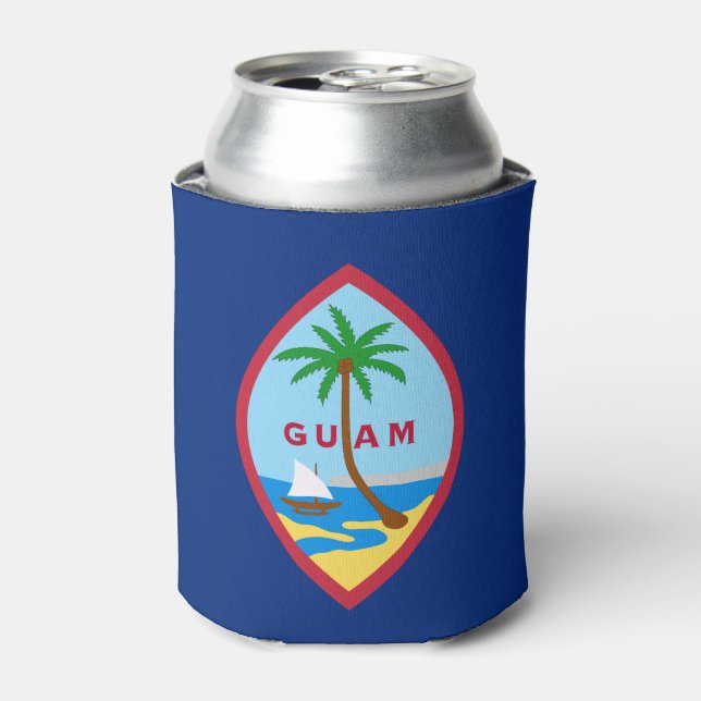 Rafraîchisseur Pour Canette Drapeau de Guam (Can devant)