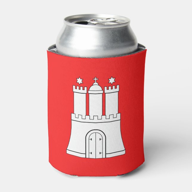 Rafraîchisseur Pour Canette Drapeau de Hambourg Can Cooler (Can devant)