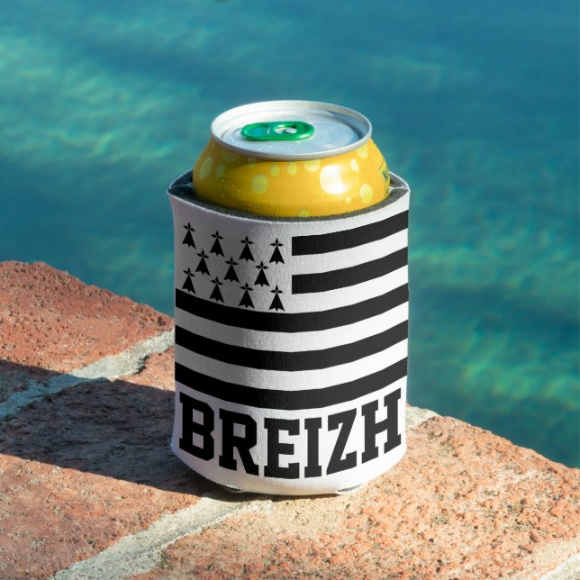 Rafraîchisseur Pour Canette Drapeau de la Bretagne, France (Piscine in situ)