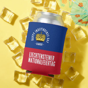 Rafraîchisseur Pour Canette Drapeau de la fête nationale du Liechtenstein