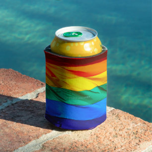 Rafraîchisseur Pour Canette Drapeau de la fierté gay de SlipperyJoe's agitant