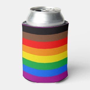 Rafraîchisseur Pour Canette Drapeau de la fierté LGBTQ (8 bandes)