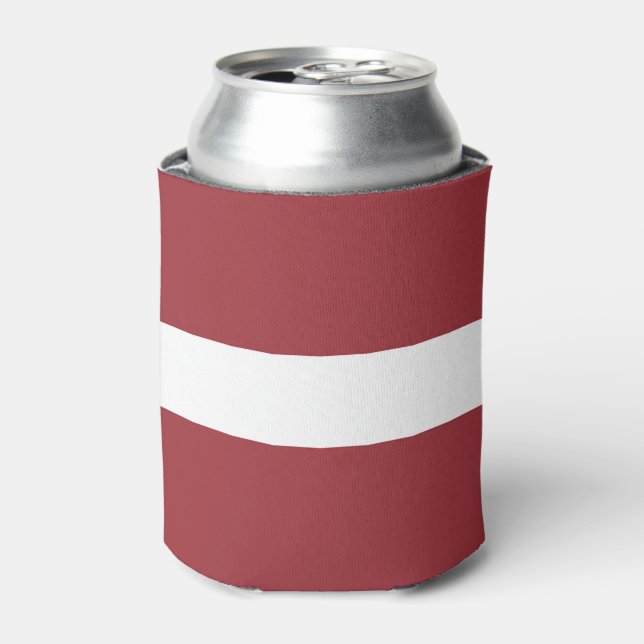 Rafraîchisseur Pour Canette Drapeau de la Lettonie (Can devant)