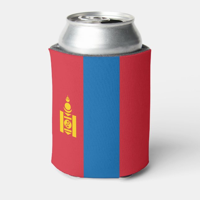 Rafraîchisseur Pour Canette Drapeau de la Mongolie (Can Dos)