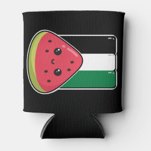 Rafraîchisseur Pour Canette Drapeau de la Palestine mignonne avec Palestin san