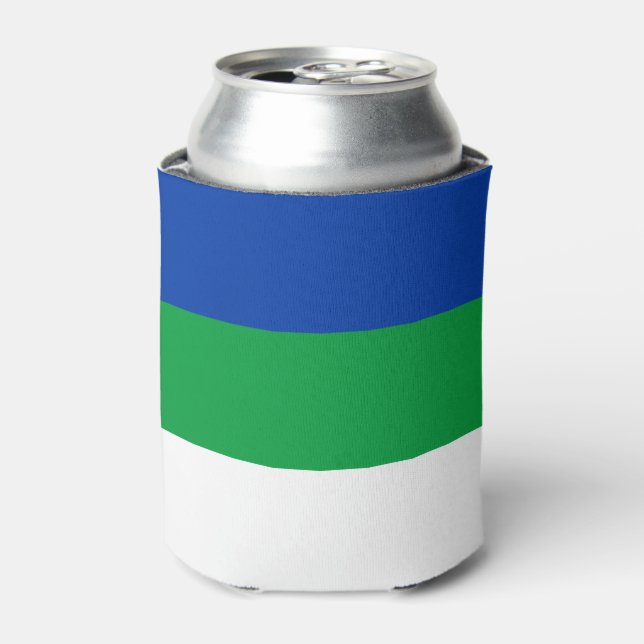 Rafraîchisseur Pour Canette Drapeau de la République Komi (Can devant)