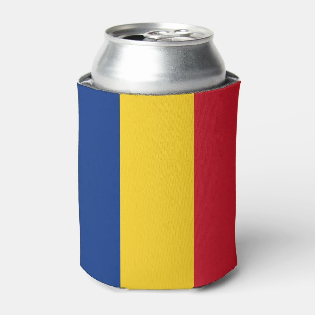 Rafraîchisseur Pour Canette Drapeau de la Roumanie (Can devant)