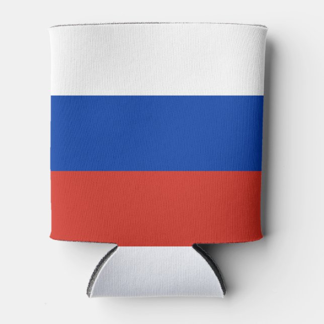 Rafraîchisseur Pour Canette Drapeau de la Russie (Devant)