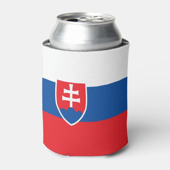 Rafraîchisseur Pour Canette Drapeau de la Slovaquie (Can devant)