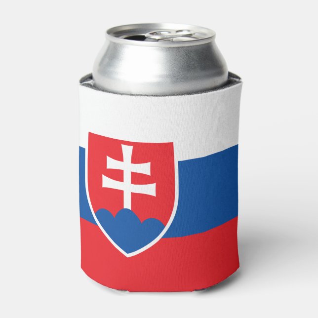 Rafraîchisseur Pour Canette Drapeau de la Slovaquie (Can devant)