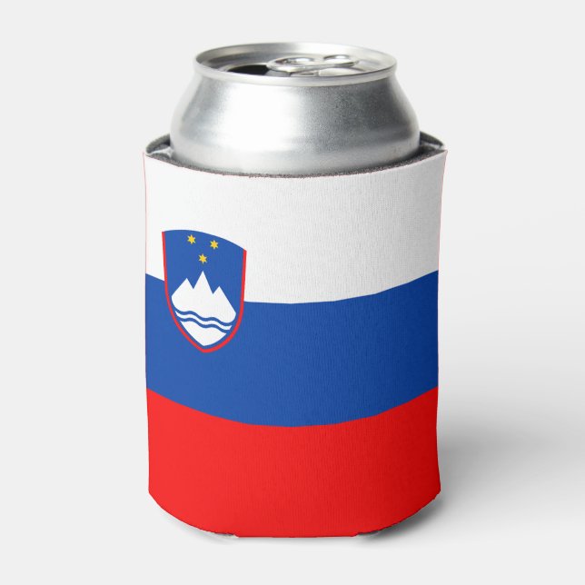 Rafraîchisseur Pour Canette Drapeau de la Slovénie (Can devant)