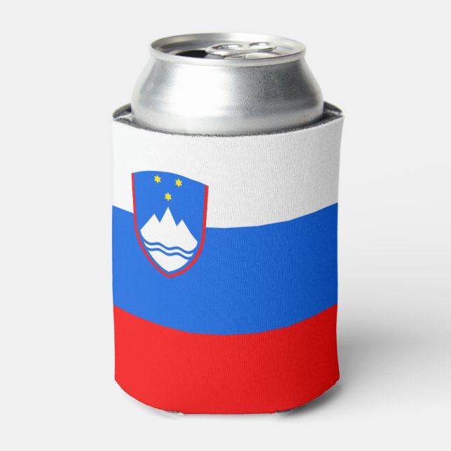 Rafraîchisseur Pour Canette Drapeau de la Slovénie (Can devant)