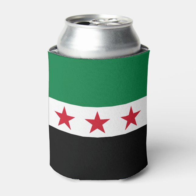 Rafraîchisseur Pour Canette Drapeau de la Syrie (Can devant)